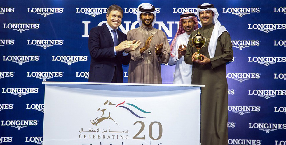 لونجين في افتتاح كأس دبي العالمي