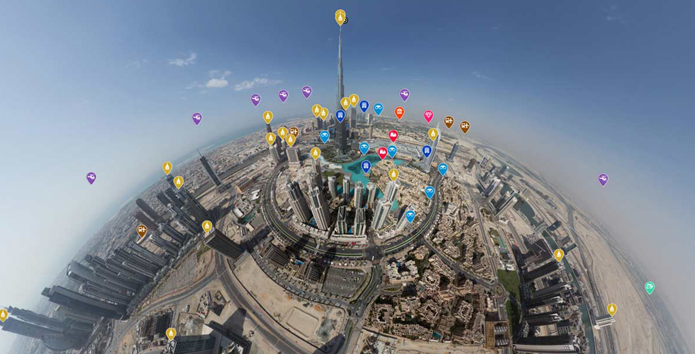 أول جولة تفاعلية عبر الانترنت تنطلق في مدينة دبي