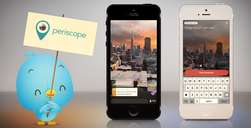 تويتر تطلق تطبيق ‏Periscope