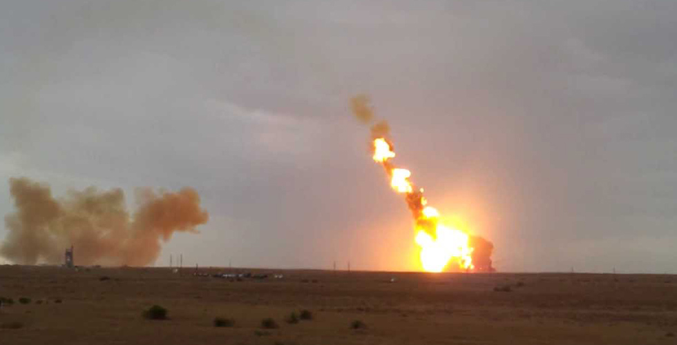تحطم صاروخ روسي بعد 500ثانية من إطلاقه