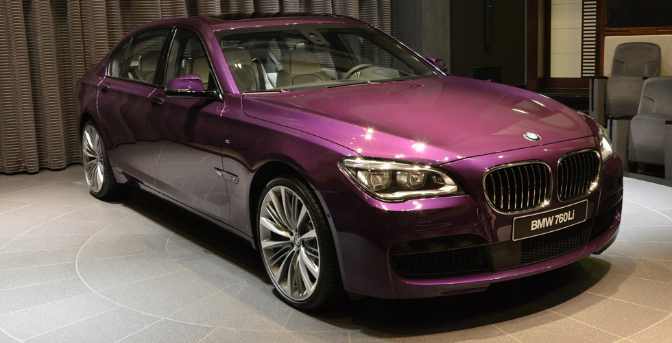 بالصّور: الBMW 760 Li  البنفسحيّة المتألّقة