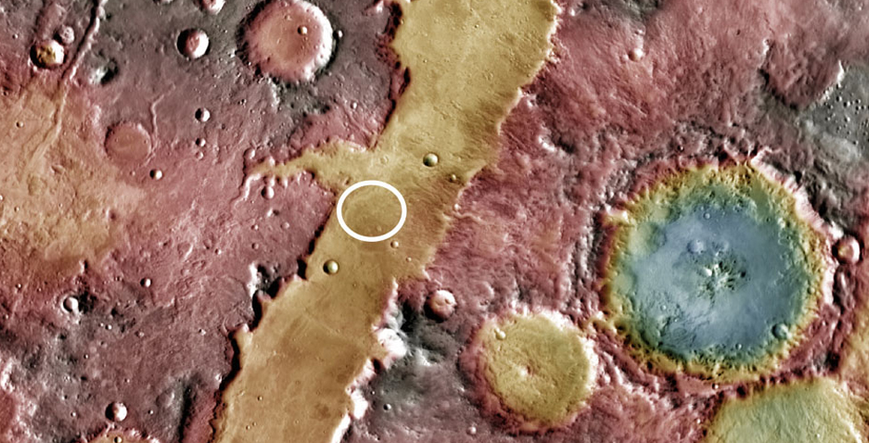 إكتشاف زجاج على كوكب المريخ