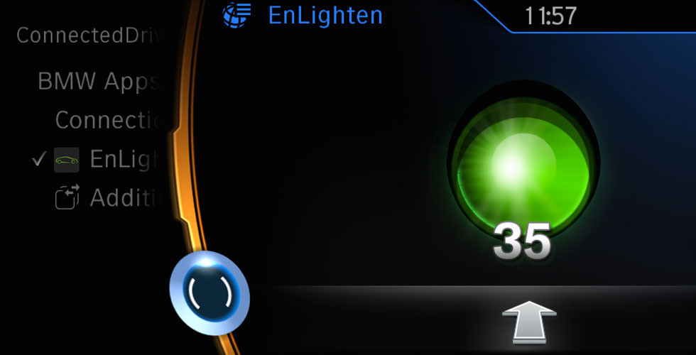 تطبيق EnLighten لأوّل مرّة في ال BMW 