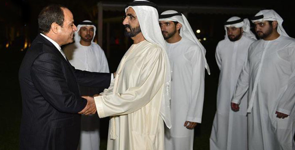 جولة في دبي لحاكمها والرئيس المصري