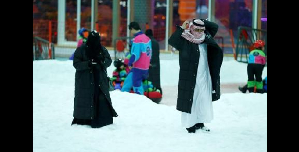 مدينة الثلج في السعودية 