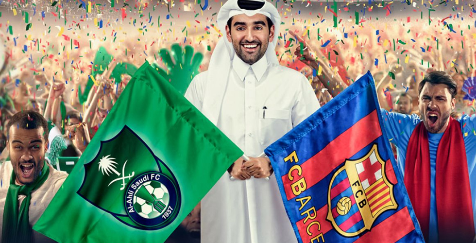 مباراة ودية بين برشلونة والأهلي السعودي