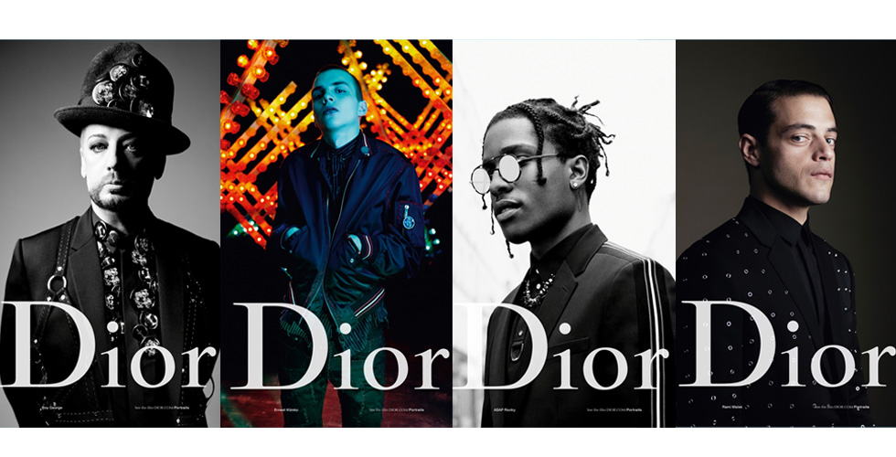 نجومٌ في حملة Dior الاعلانية 
