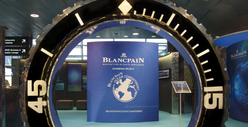 Blancpain  تتألّق في مطار زيوريخ