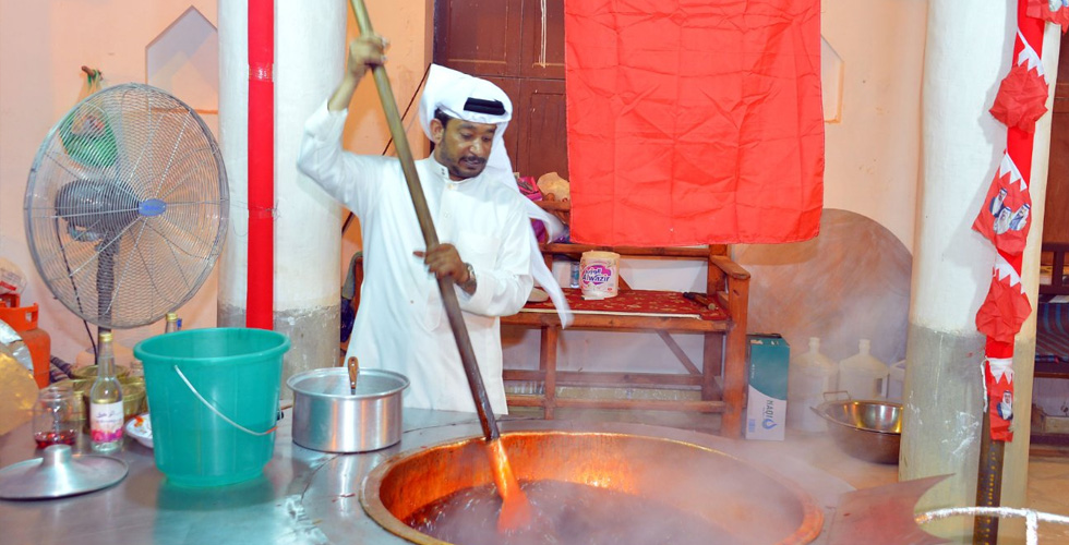 حلوى البحرين في مهرجان المسوكف في السعودية 