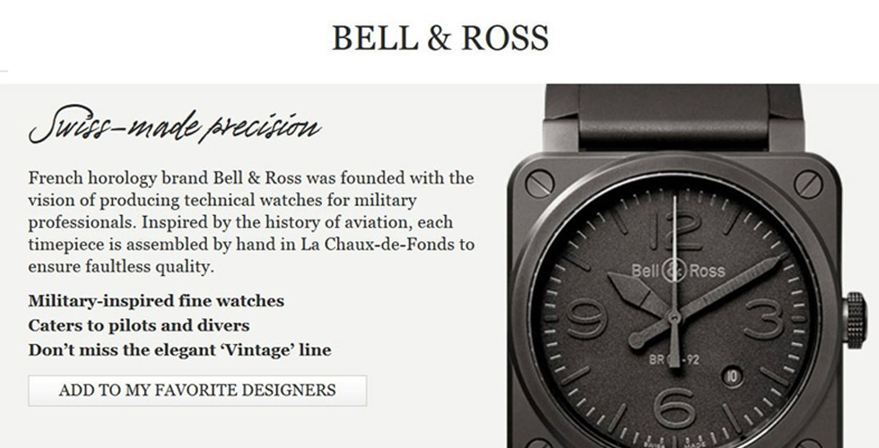 Bell & Ross يجتاح الانترنت