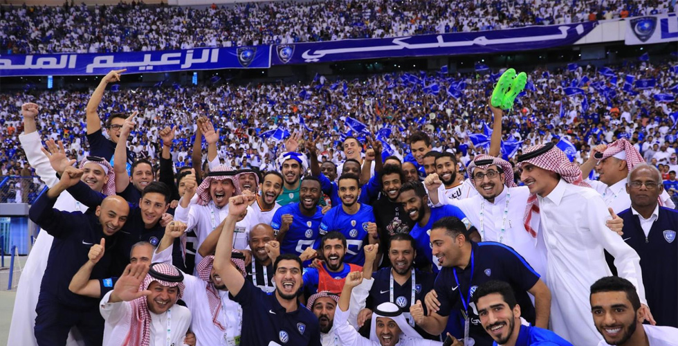 الهلال بطلا للمحترفين السعوديين 