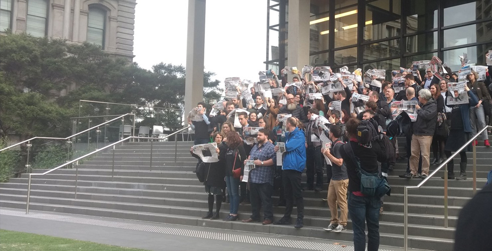 اضراب لصحافيي استراليا 