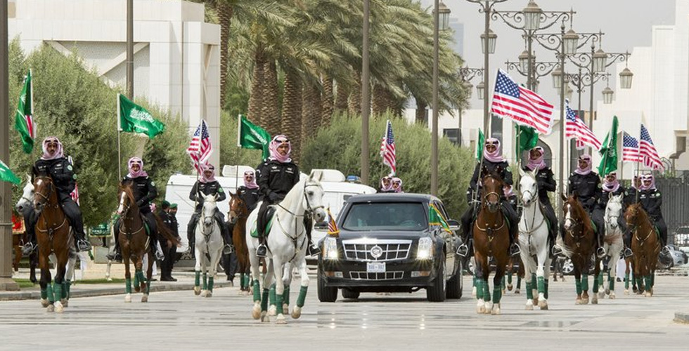 الخيول العربية الأصيلة في الضيافة السعودية 