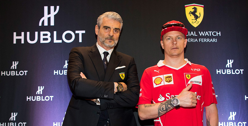 Hublot تستقبل فريق Ferrari  
