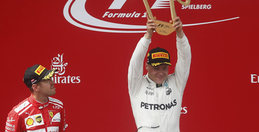 بوتاس بطل جائزة النمسا في الفورمولا١