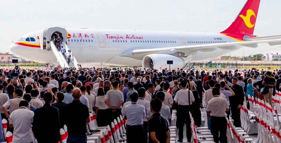الصين تحتفل بتصميم آيرباص A330