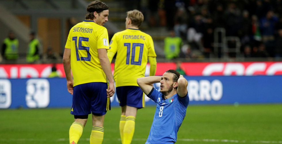 خروج مذل للايطاليين من كأس العالم ودموع