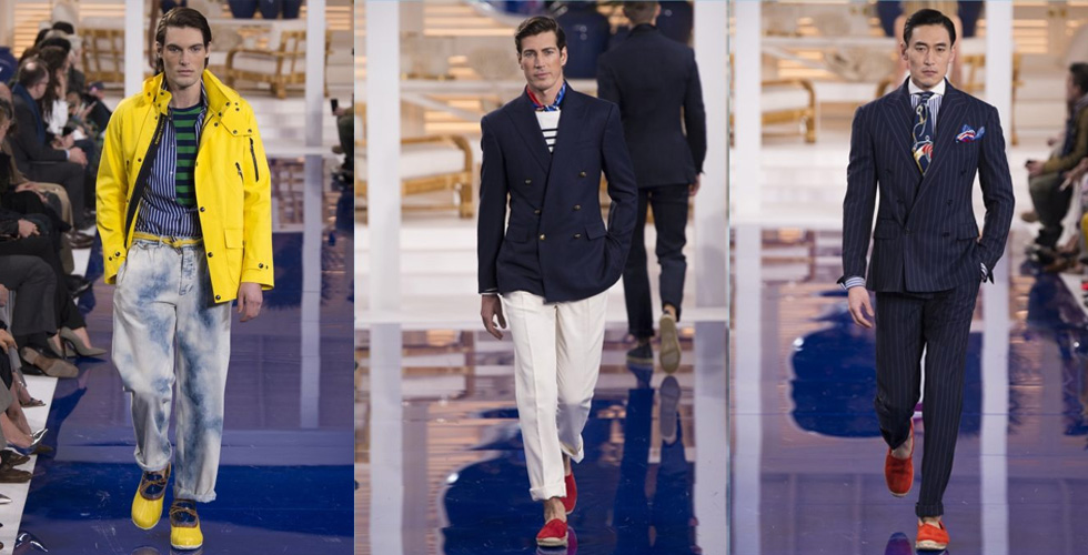 Ralph Lauren والألوان البحرية 