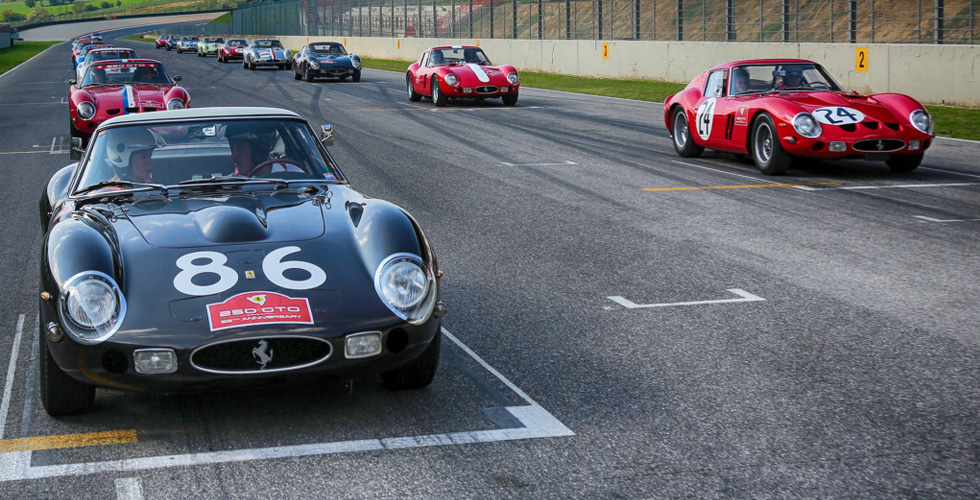 بيريللي تبتكر إطارات لفيراري 250 GTO الأغلى في العالم. 