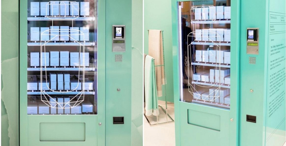 عطر Tiffany في آلات البيع الأوتوماتيكية 