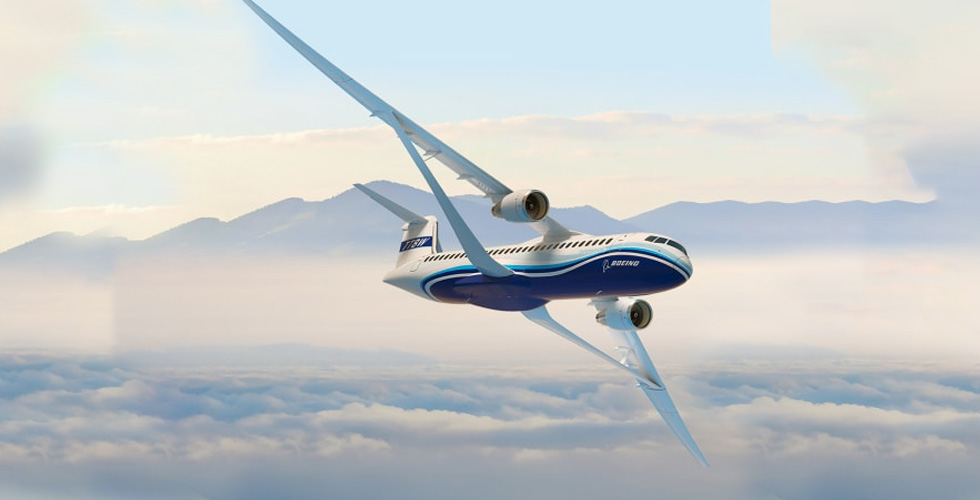 Boeing  تكشف عن أوّل جناحٍ قابلٍ للطيّ