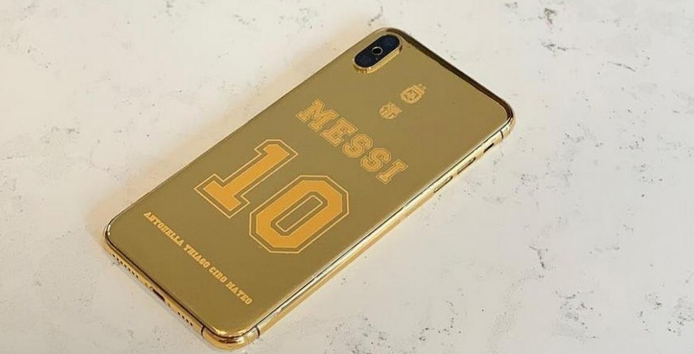 لـLeo Messi هاتف iPhone XS Max بـ21000$