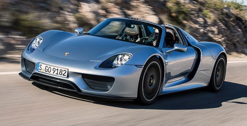 بورش 918 Spyder  تعدّل ذراع التحكم