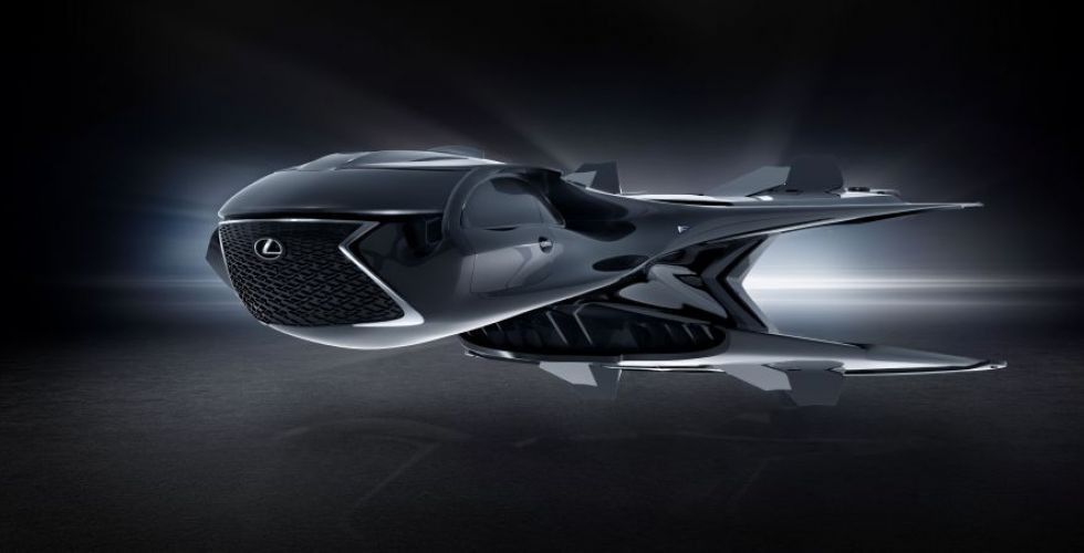 Lexus  تتباهى بمستقبلها بسيارة فضائية ليست للبيع! 