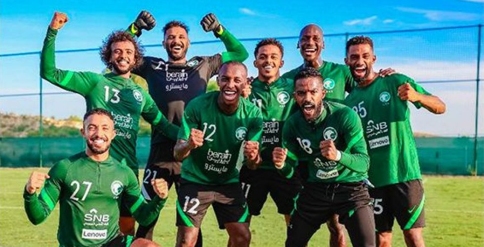 المنتخب السعودي في معسكر التدريب