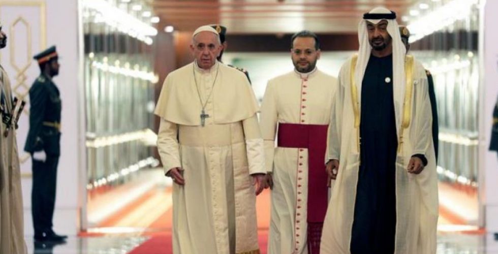 قداسة البابا:الامارات تحولت للقاء بين الثقافات والديانات