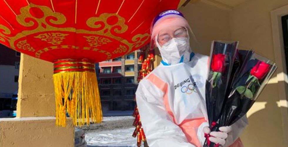 كيف احتفل المشاركون في أولمبياد بكين بعيد الحب؟