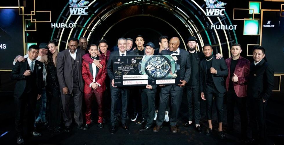 ساعة من Hublot تقديرًا للشراكة مع WBC 