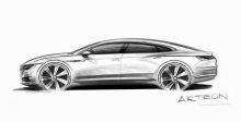 رسمٌ لل Arteon  Volkswagen  المستقبليّة