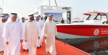 حاكم دبي في معرض القوارب 
