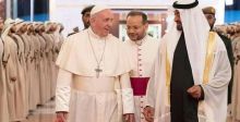 بدء الزيارة البابوية التاريخية الى ابوظبي