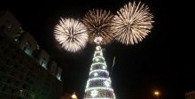 بيروت أضاءت شجرة لمّاعة
